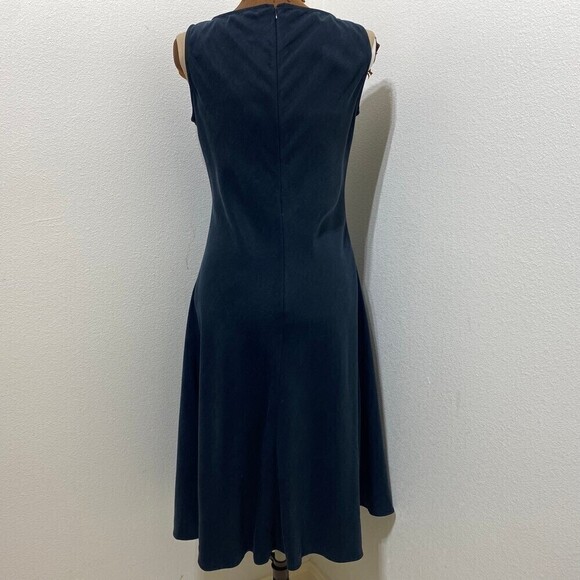 Pendleton Black Midi Dress Size 8 Petite - Picture 6 of 9